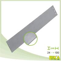 IRKA Rasenkante schmal Alu-Zink 100 x 0,1 cm - H&ouml;he: 25 cm