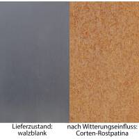 IRKA Rasenkantenband Corten 15 x 0,1 cm - L&auml;nge: 10 m